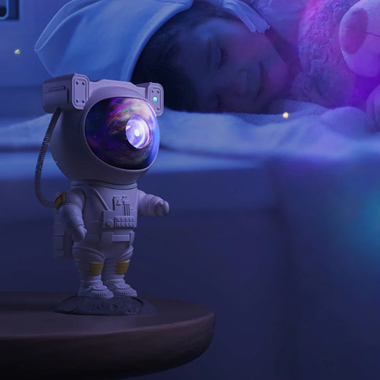 GrooveGlow : All New Astronaut Nebula Galaxy Night Light Projector Lamp 🚀✨
